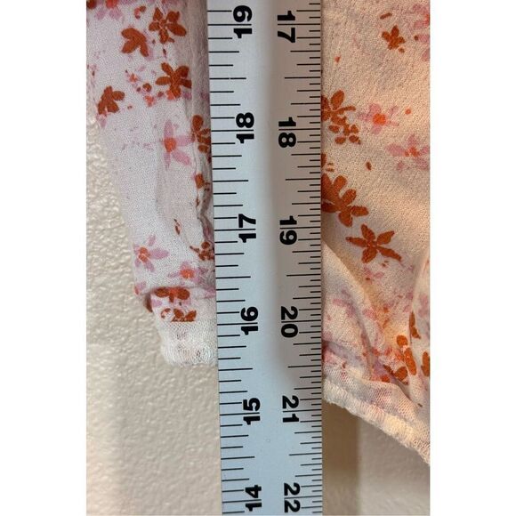 Free People Dessa Lightweight Wide Collar Woven Floral Bodysuit Women's XS - Picture 13 of 15